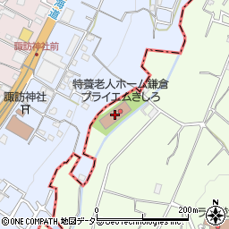 鎌倉プライエムきしろ周辺の地図