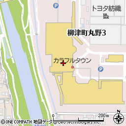 カラフルタウン岐阜周辺の地図