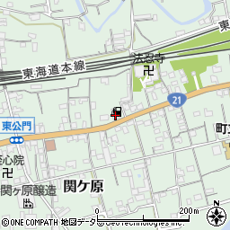 ＥＮＥＯＳ関ヶ原ＳＳ周辺の地図