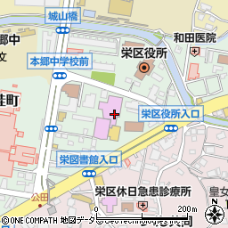 社会福祉法人横浜市栄区社会福祉協議会周辺の地図