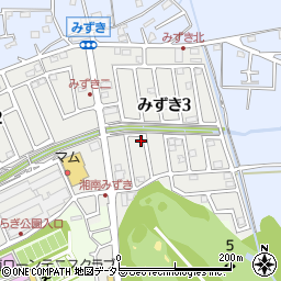 神奈川県茅ヶ崎市みずき3丁目2-12周辺の地図