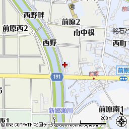 愛知県犬山市前原東野畔37-1周辺の地図