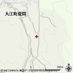 京都府福知山市大江町夏間181周辺の地図