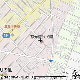 愛知県江南市慈光堂町北周辺の地図