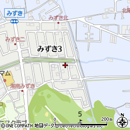 神奈川県茅ヶ崎市みずき3丁目7-10周辺の地図