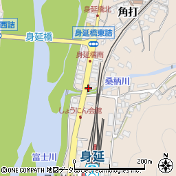 山交タクシー身延営業所周辺の地図