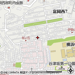 神奈川県横浜市金沢区富岡西7丁目54周辺の地図