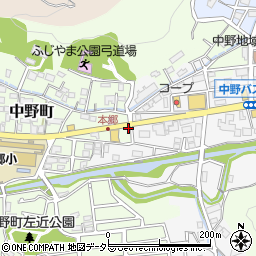 神奈川県横浜市栄区中野町131周辺の地図