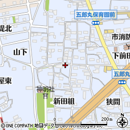 愛知県犬山市五郎丸新田組36周辺の地図