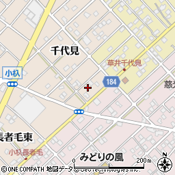 愛知県江南市小杁町千代見125周辺の地図