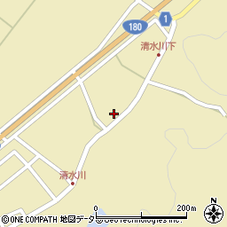 鳥取県西伯郡南部町清水川317周辺の地図