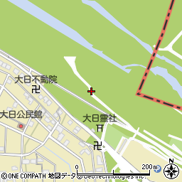 愛知県一宮市北方町北方東大日周辺の地図