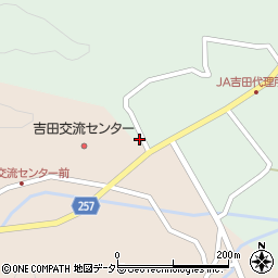 島根県安来市下吉田町289周辺の地図