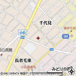 愛知県江南市小杁町千代見153周辺の地図