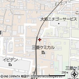 岐阜県大垣市木戸町652-1周辺の地図