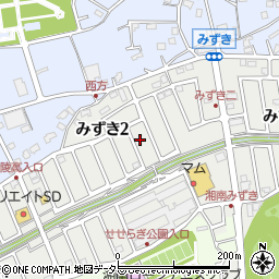 神奈川県茅ヶ崎市みずき2丁目15-6周辺の地図