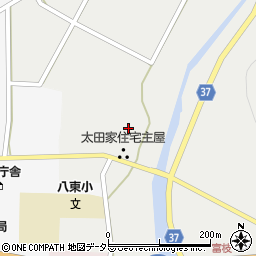 鳥取県八頭郡八頭町富枝周辺の地図