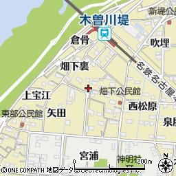 愛知県一宮市北方町北方畑下郷37-1周辺の地図