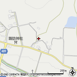京都府綾部市西坂町松尾周辺の地図