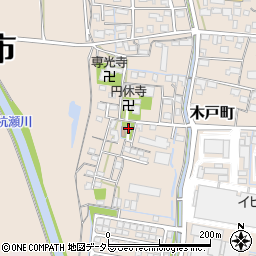 喜多神社周辺の地図