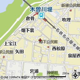 愛知県一宮市北方町北方畑下郷106周辺の地図