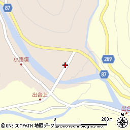 兵庫県養父市小路頃361周辺の地図