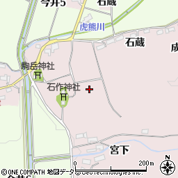 愛知県犬山市今井宮ケ洞周辺の地図