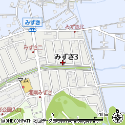 神奈川県茅ヶ崎市みずき3丁目12-22周辺の地図