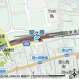 関ケ原駅周辺の地図