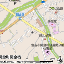 鳥取県倉吉市関金町関金宿1098周辺の地図