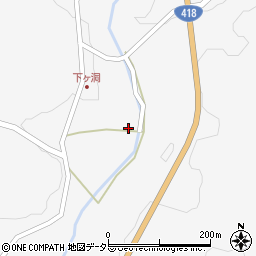 岐阜県恵那市山岡町久保原1073周辺の地図