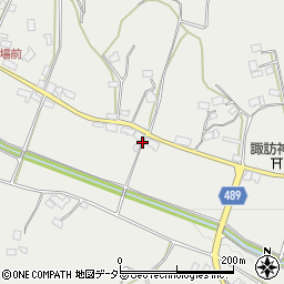 京都府綾部市西坂町森安周辺の地図