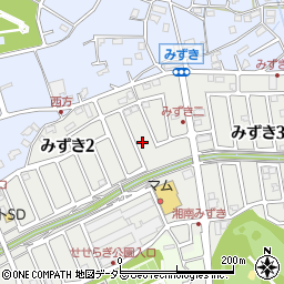 神奈川県茅ヶ崎市みずき2丁目12-2周辺の地図