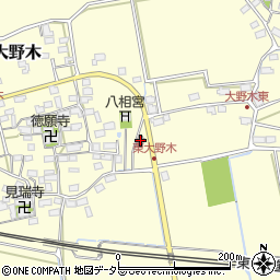 大野木公民館周辺の地図