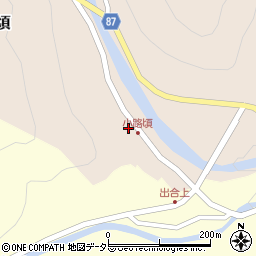 兵庫県養父市小路頃82周辺の地図