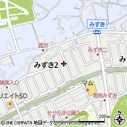 神奈川県茅ヶ崎市みずき2丁目15-11周辺の地図