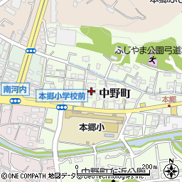 神奈川県横浜市栄区中野町28-9周辺の地図