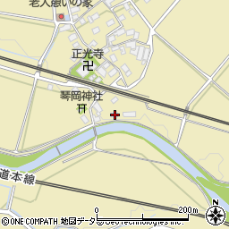 滋賀県米原市村木1095-3周辺の地図