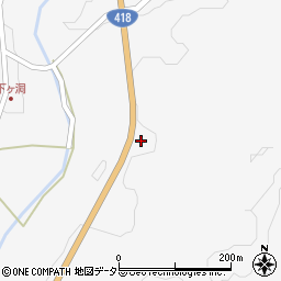 岐阜県恵那市山岡町久保原1044周辺の地図