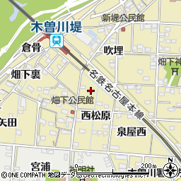 愛知県一宮市北方町北方西松原16周辺の地図
