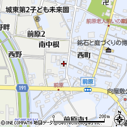 愛知県犬山市前原東野畔2-2周辺の地図