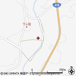 岐阜県恵那市山岡町久保原1074周辺の地図