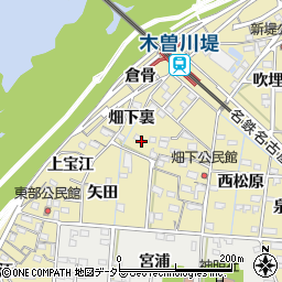愛知県一宮市北方町北方畑下郷76周辺の地図