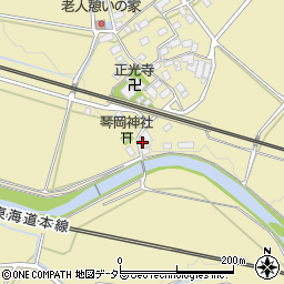 滋賀県米原市村木1087周辺の地図