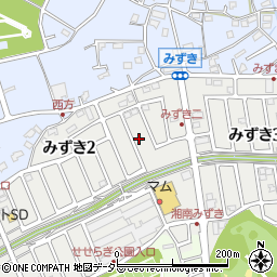 神奈川県茅ヶ崎市みずき2丁目12-3周辺の地図