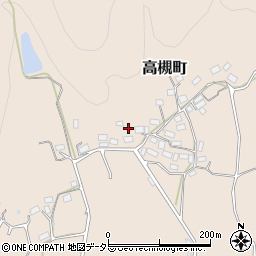 京都府綾部市高槻町（谷口）周辺の地図