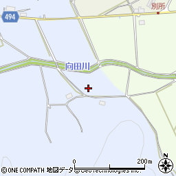 京都府綾部市向田町井尻周辺の地図