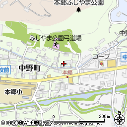 神奈川県横浜市栄区中野町57周辺の地図