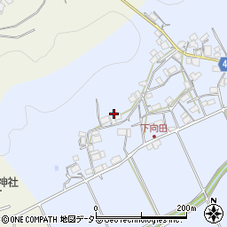 京都府綾部市向田町上ノ段周辺の地図
