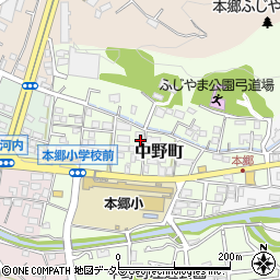 神奈川県横浜市栄区中野町28-8周辺の地図